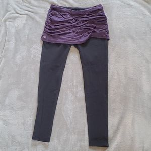 Athleta leggings with skirt